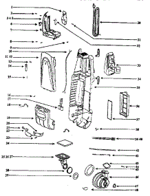 Handle And Bag Housing parts for Eureka Upright Vacuum 5180AT from AppliancePartsPros.com