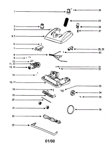 Hood parts for Eureka Upright Vacuum 5181AT from AppliancePartsPros.com