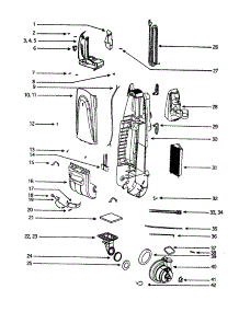 Body parts for Eureka Upright Vacuum 5181AT from AppliancePartsPros.com