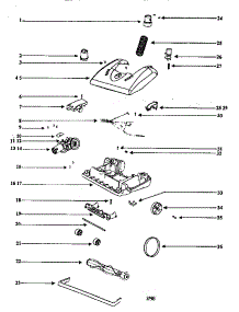 Base Assembly parts for Eureka Upright Vacuum 5188AT from AppliancePartsPros.com