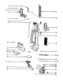 Motor Cover Assembly parts for Eureka Upright Vacuum 5190AT from AppliancePartsPros.com