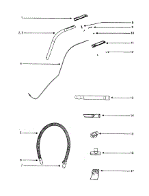 Hose Assembly parts for Eureka Upright Vacuum 5190ATSA from AppliancePartsPros.com