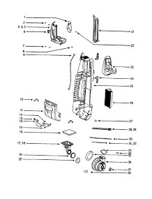 Motor Cover parts for Eureka Upright Vacuum 5191AT from AppliancePartsPros.com