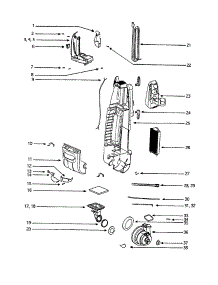 Motor Cover parts for Eureka Upright Vacuum 5195AT from AppliancePartsPros.com