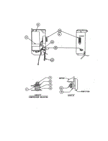 Thermostat parts for Carrier Room Air Conditioner 51DTA008100 from AppliancePartsPros.com