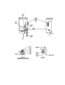 Thermostat parts for Carrier Room Air Conditioner 51DTY111160 from AppliancePartsPros.com