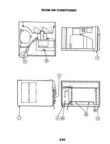 Room Air Conditioner parts for Carrier Room Air Conditioner 51FTA221350 from AppliancePartsPros.com