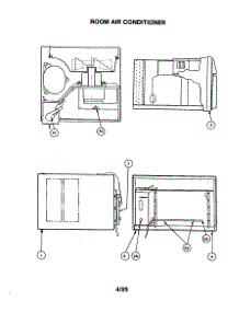 Room Air Conditioner parts for Carrier Room Air Conditioner 51FTB115350 from AppliancePartsPros.com