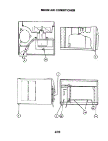 Room Air Conditioner parts for Carrier Room Air Conditioner 51FTD112150 from AppliancePartsPros.com