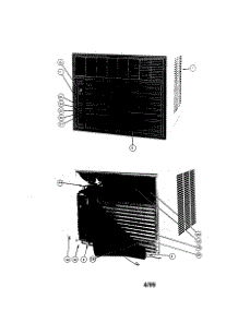 Room Air Conditioner parts for Carrier Room Air Conditioner 51HKA118350 from AppliancePartsPros.com