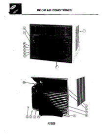 Room Air Conditioner parts for Carrier Room Air Conditioner 51HKA122310 from AppliancePartsPros.com