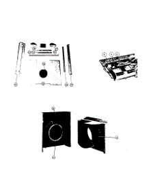 Window Mount, Thermostat, & Blower Wheel parts for Carrier Room Air Conditioner 51HKA229300 from AppliancePartsPros.com
