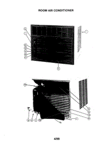 Room Air Conditioner parts for Carrier Room Air Conditioner 51HKA330310 from AppliancePartsPros.com