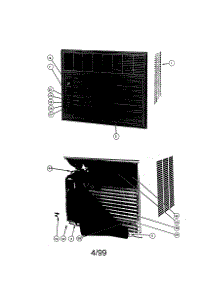 Room Air Conditioner parts for Carrier Room Air Conditioner 51HKA330700 from AppliancePartsPros.com