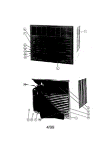 Room Air Conditioner parts for Carrier Room Air Conditioner 51HKD224320 from AppliancePartsPros.com