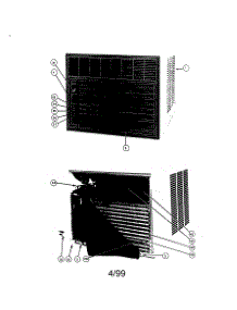 Room Air Conditioner parts for Carrier Room Air Conditioner 51HKH224350 from AppliancePartsPros.com