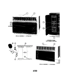 Room Air Conditioner parts for Carrier Room Air Conditioner 51QF112700 from AppliancePartsPros.com