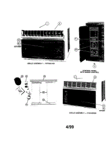 Room Air Conditioner parts for Carrier Room Air Conditioner 51QF115300 from AppliancePartsPros.com
