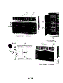 Room Air Conditioner parts for Carrier Room Air Conditioner 51QF318300 from AppliancePartsPros.com