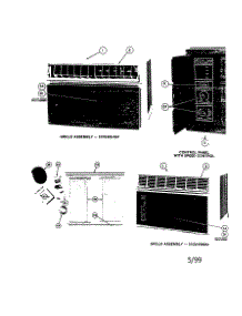 Room Air Conditioner parts for Carrier Room Air Conditioner 51QFA212320 from AppliancePartsPros.com