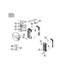 Condenser parts for Carrier Room Air Conditioner 51SSA0113 from AppliancePartsPros.com