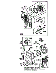 Engine 135212-0219-01 (71 / 500) parts for Craftsman Lawn Vacuum 521244712 from AppliancePartsPros.com