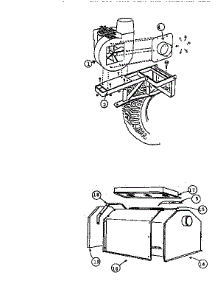 Hard Top Coat Cover parts for Craftsman Lawn Vacuum 521244712 from AppliancePartsPros.com