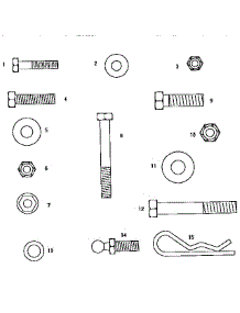 Carton #2 Hardware Package parts for Craftsman Lawn Vacuum 521244930 from AppliancePartsPros.com