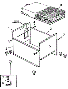 Cart Extension Parts parts for Craftsman Lawn Vacuum 5212647 from AppliancePartsPros.com