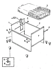 Main Frame parts for Craftsman Lawn Vacuum 521264703 from AppliancePartsPros.com