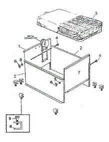 Cart Extension parts for Craftsman Lawn Vacuum 52126471 from AppliancePartsPros.com