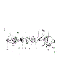Motor And Pump Assembly parts for Craftsman Lawn Vacuum 521265801 from AppliancePartsPros.com