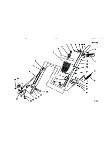 Handle Assembly Left Side parts for Lawnboy Gas Snowblower 522R (28230-7900001 & UP) from AppliancePartsPros.com