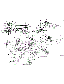 Mower Deck parts for Craftsman Rear-Engine Riding Mower 52852600 from AppliancePartsPros.com