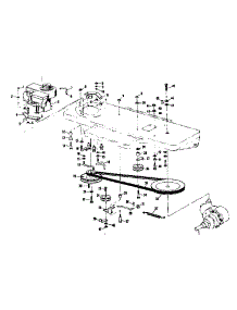 Sheave Assembly And Engine parts for Craftsman Rear-Engine Riding Mower 52852800 from AppliancePartsPros.com