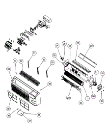 Front Cabinet Assy parts for Carrier Heating Cooling Combined Unit 52MEAU12301AA from AppliancePartsPros.com