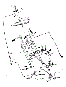 Handle Assembly parts for Craftsman Snow Blower 5360-85 from AppliancePartsPros.com