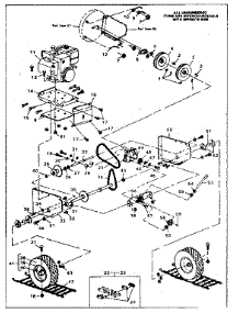 Drive Assembly parts for Western Tool Gas Snowblower 5361-47 from AppliancePartsPros.com