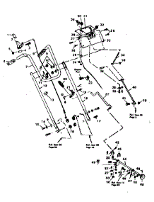 Handle Assembly parts for Craftsman Snow Blower 5361-52 from AppliancePartsPros.com