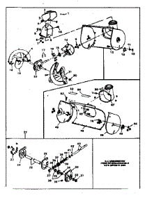 Gear Case Assembly parts for Craftsman Snow Blower 5361-52 from AppliancePartsPros.com