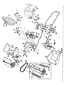 Handle Assembly parts for Craftsman Snow Blower 53613650 from AppliancePartsPros.com