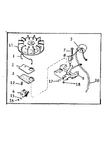 Magneto parts for Craftsman Snow Blower 53613650 from AppliancePartsPros.com