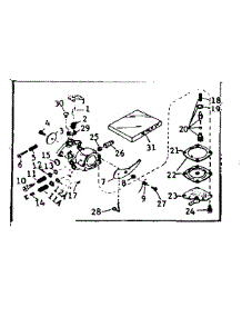 Carburetor parts for Craftsman Snow Blower 53613650 from AppliancePartsPros.com