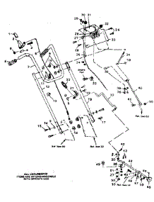 Handle Assembly parts for Western Tool Gas Snowblower 536146 from AppliancePartsPros.com