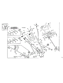 Handle Assembly parts for Craftsman Snow Blower 53621900 from AppliancePartsPros.com