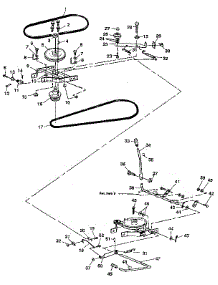 Pulley parts for Craftsman Snow Blade 53624380 from AppliancePartsPros.com