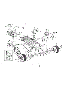 Drive Assembly parts for Craftsman Front-Engine Lawn Tractor 536250820 from AppliancePartsPros.com
