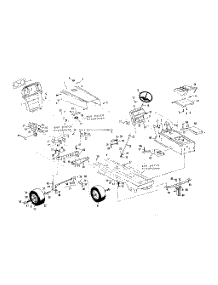 Unit Breakdown parts for Craftsman Front-Engine Lawn Tractor 536250820 from AppliancePartsPros.com