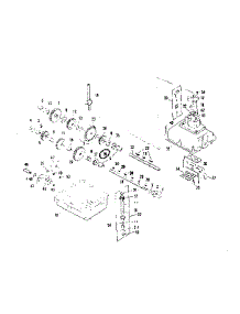 Transmission parts for Craftsman Front-Engine Lawn Tractor 536250820 from AppliancePartsPros.com