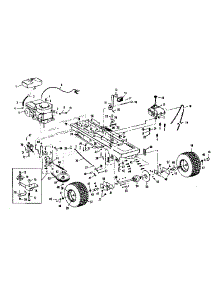 Drive Assembly parts for Craftsman Front-Engine Lawn Tractor 536250821 from AppliancePartsPros.com
